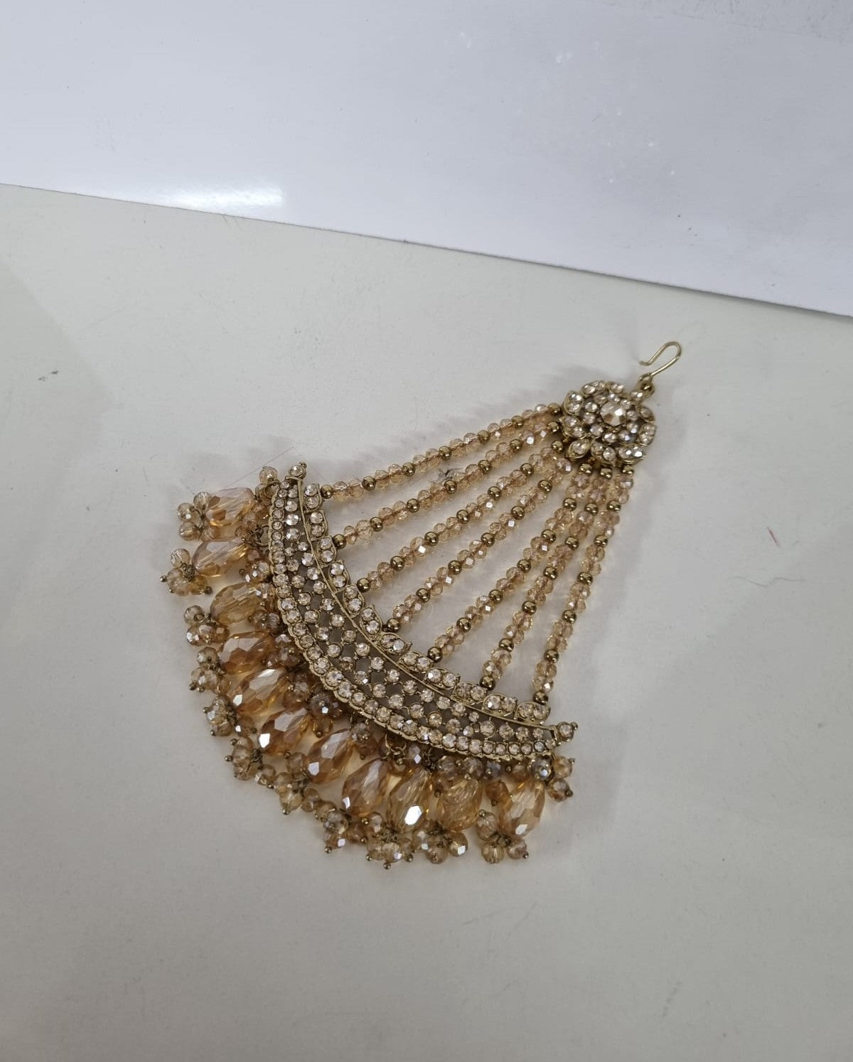 Gold Passa with Honey Crystal Drops